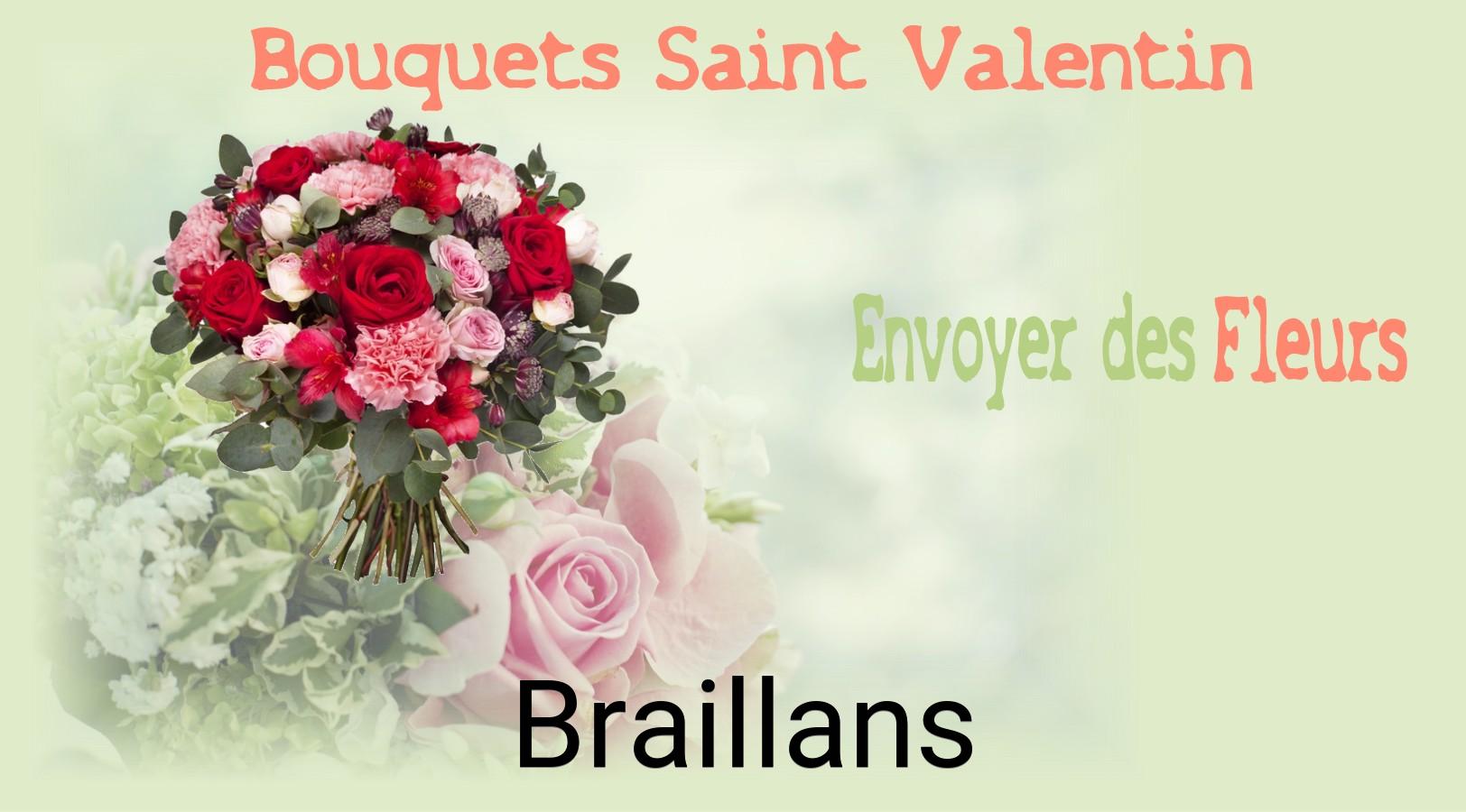 Roses de Saint-Valentin livrées à Braillans